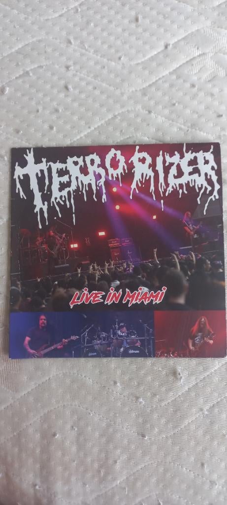 Terrorizer live in miami rood vinyl, Ophalen, 2010 - 2019, 7 inch, Inclusief binnenhoes
