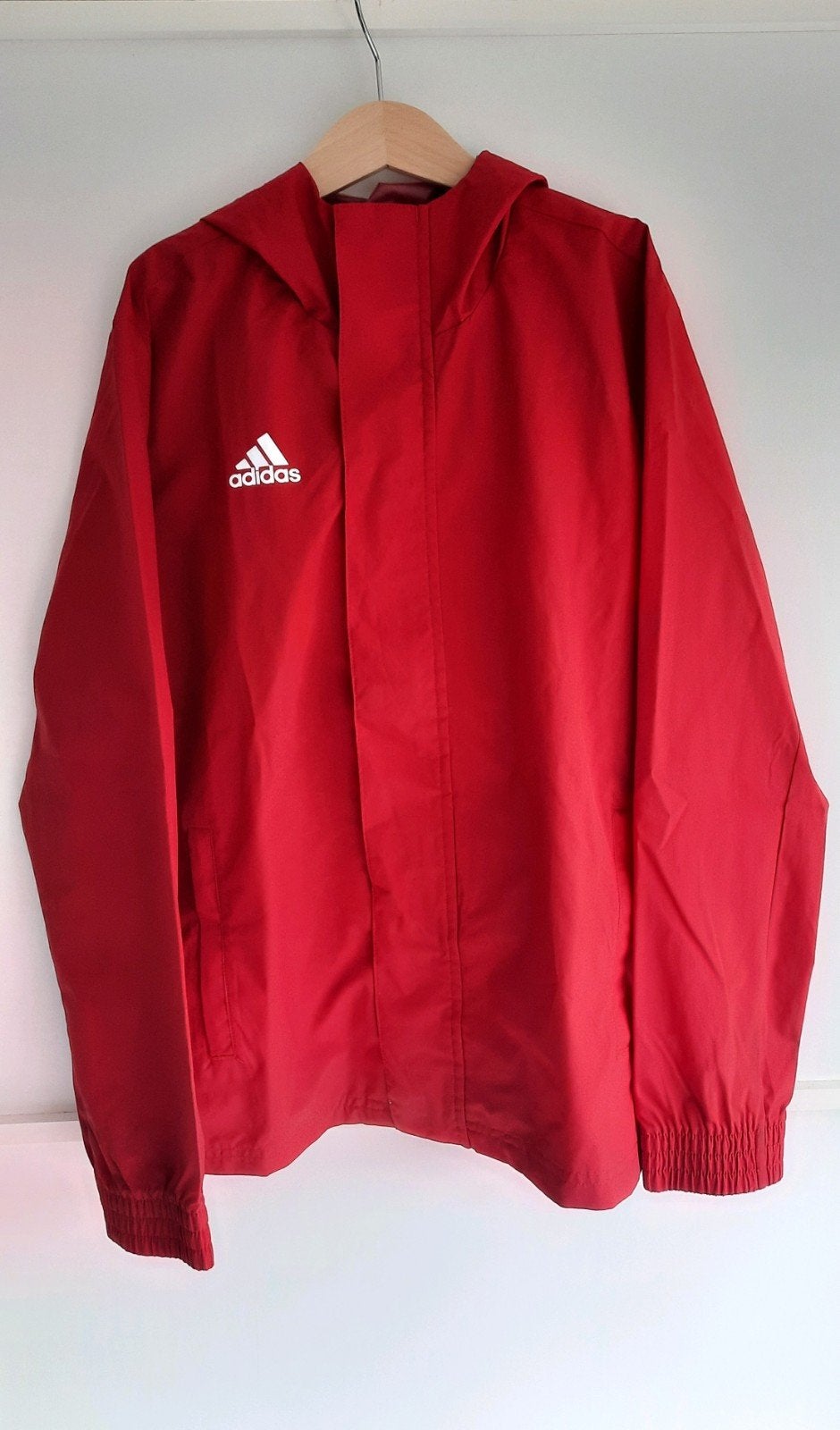 Adidas Entrada 22 All-Weather Jack trainingsjas maat 152, Adidas, Jongen of Meisje, Ophalen of Verzenden, Zo goed als nieuw
