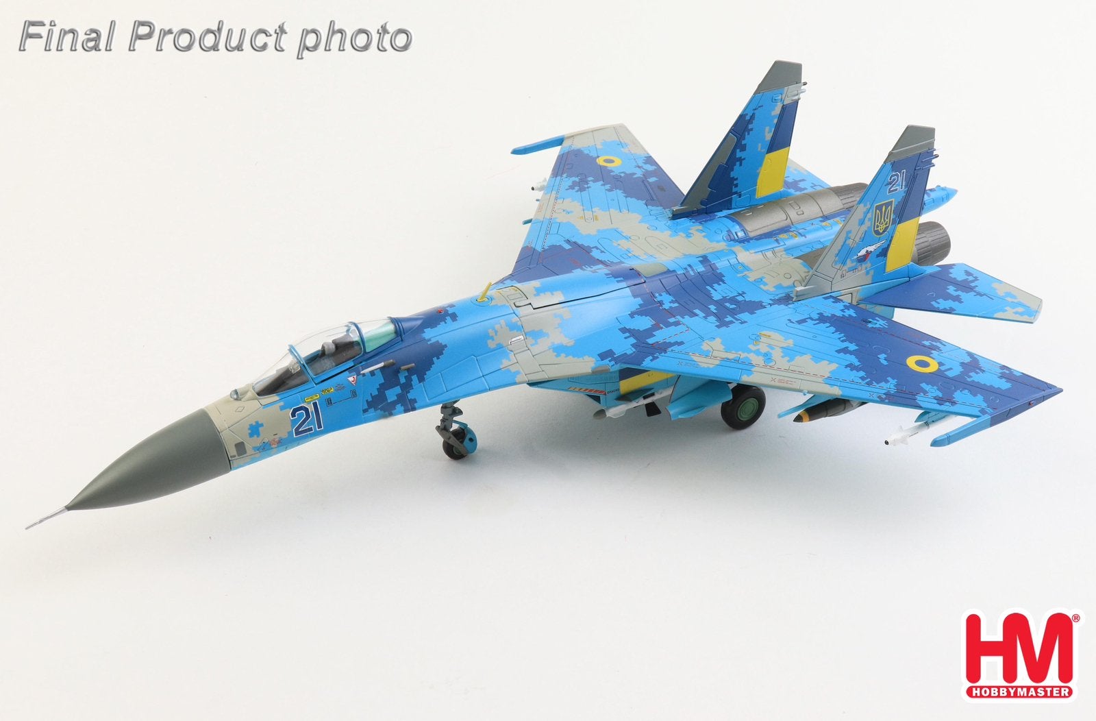 Hobby Master HA6027 | Sukhoi Su-27 Flanker B, Ophalen, Schaalmodel, Nieuw, Pilot Station