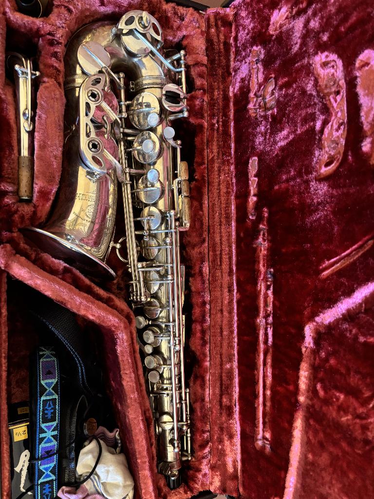 SELMER Super Balanced Action n33333, 1946, Muziek en Instrumenten, Blaasinstrumenten | Saxofoons, Gebruikt, Alt, Met koffer, Ophalen