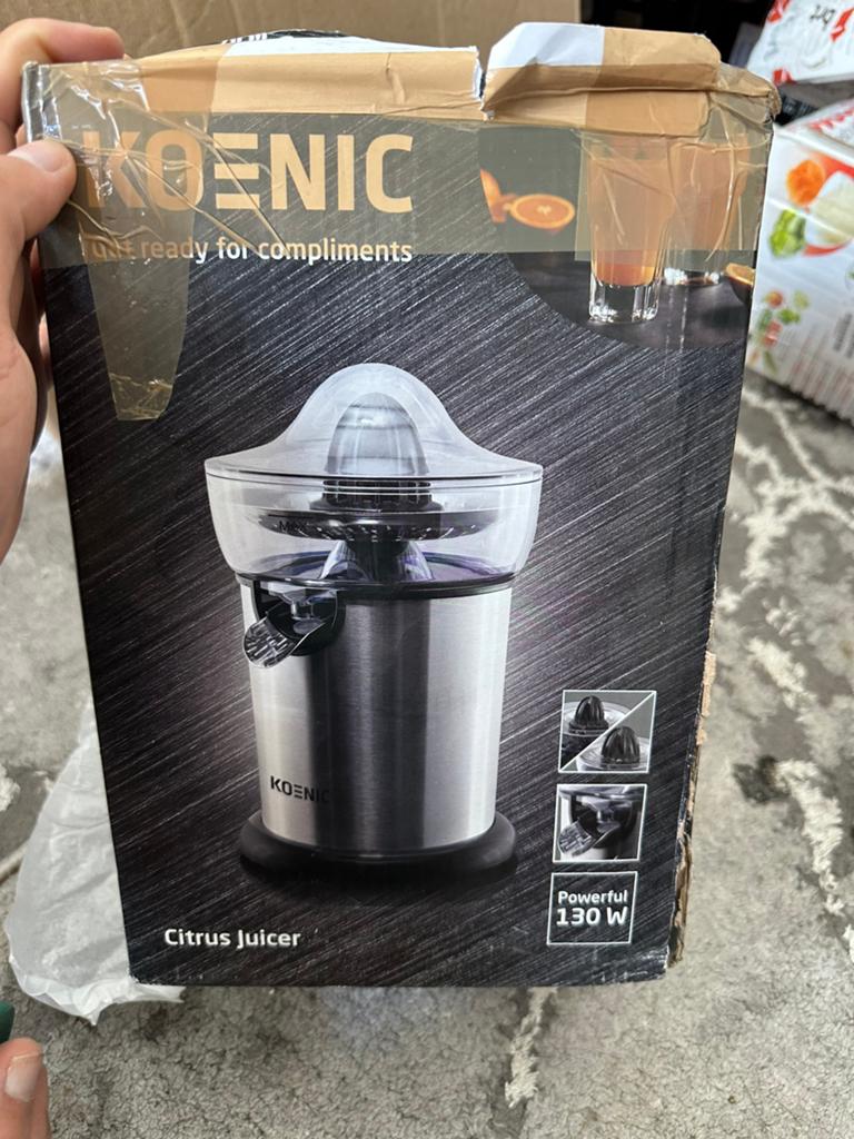 Citruspers, Witgoed en Apparatuur, Juicers, Ophalen of Verzenden, Nieuw, Citruspers
