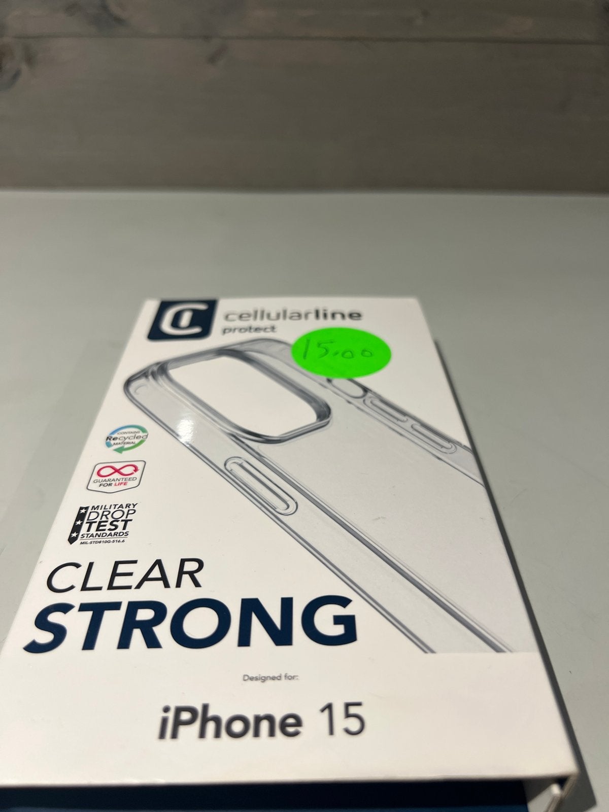 Cellularline Clear Strong Hoesje voor iPhone 15, Telecommunicatie, Mobiele telefoons | Toebehoren en Onderdelen, B, N, Nieuw, Ophalen of Verzenden