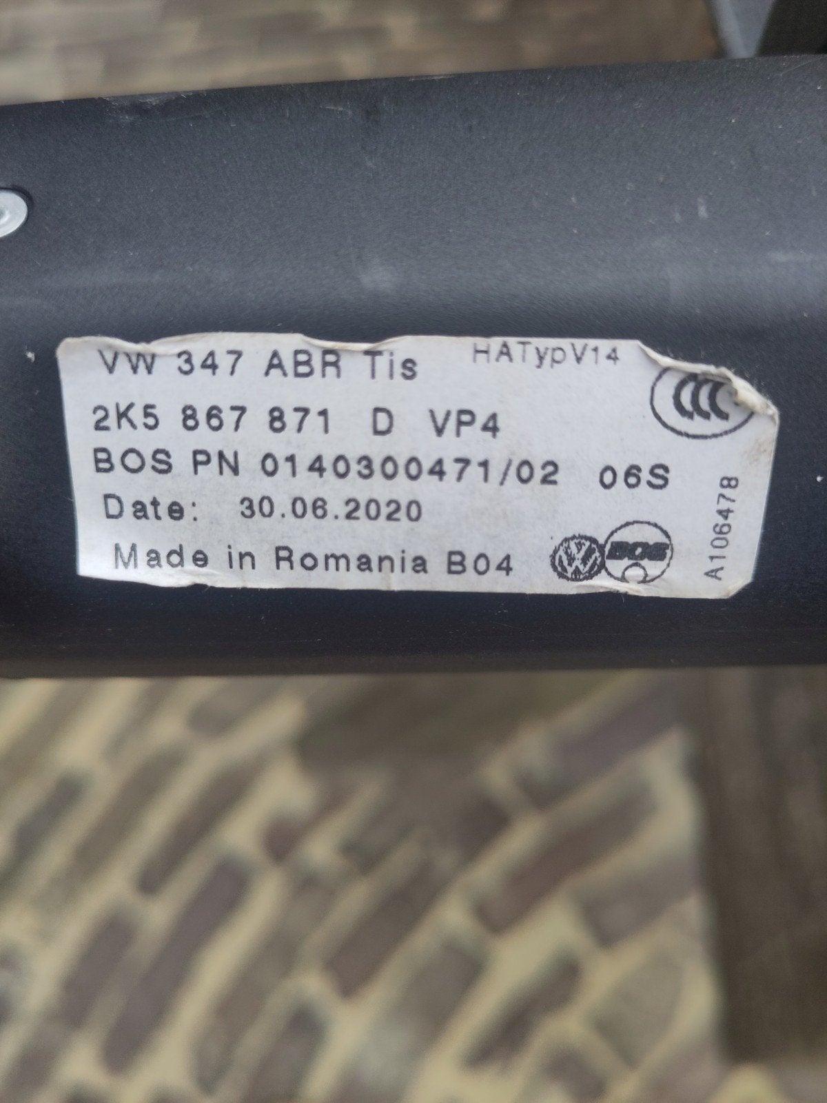 Hoedenplank / Rolhoes Bagageruimte Volkswagen, Auto-onderdelen, Ophalen of Verzenden, Nieuw, Volkswagen