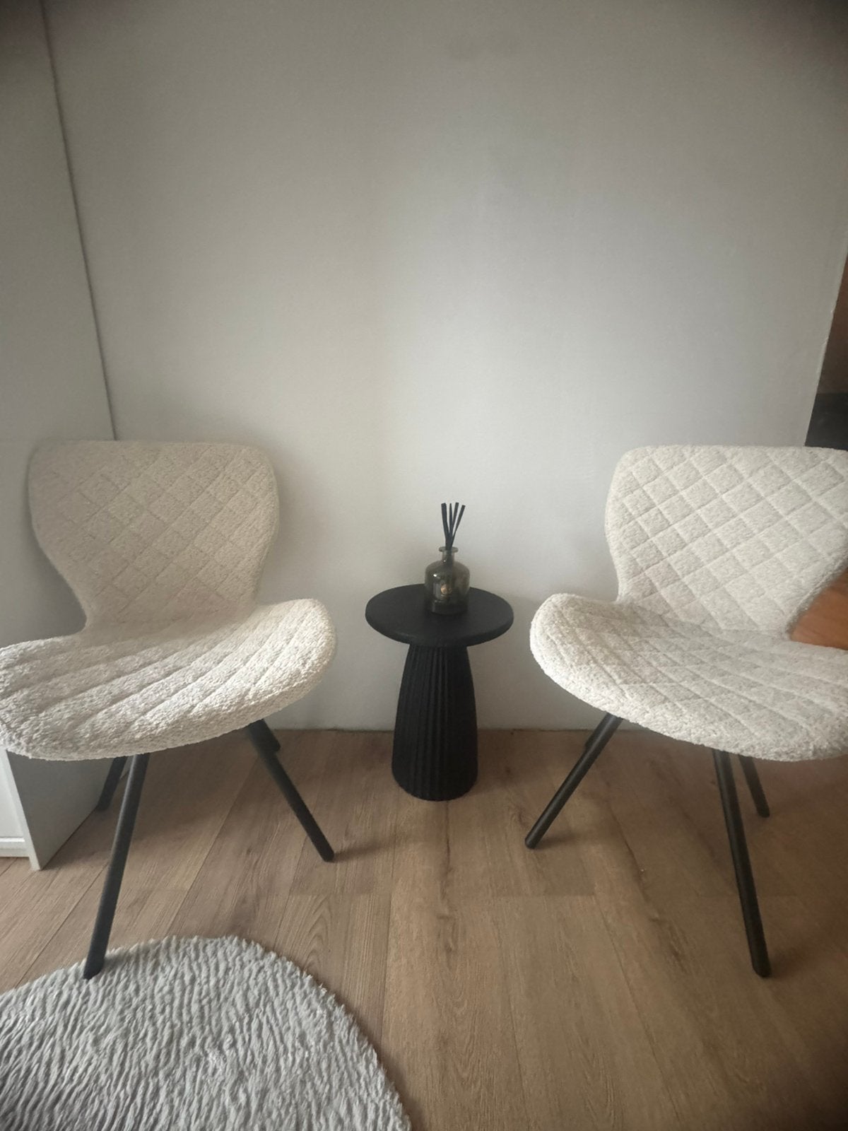 Set van 2 mooie bouclé stoelen van Kwantum, Ophalen, Twee, Overige kleuren, Nieuw