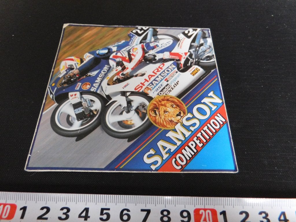 sticker SAMSON Competition  motorrace, Ophalen of Verzenden, Zo goed als nieuw