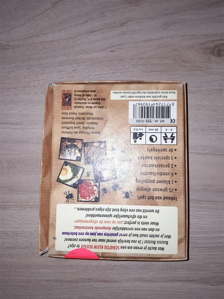 vliegen vangen - 999 games - s4869, Verzenden, Zo goed als nieuw