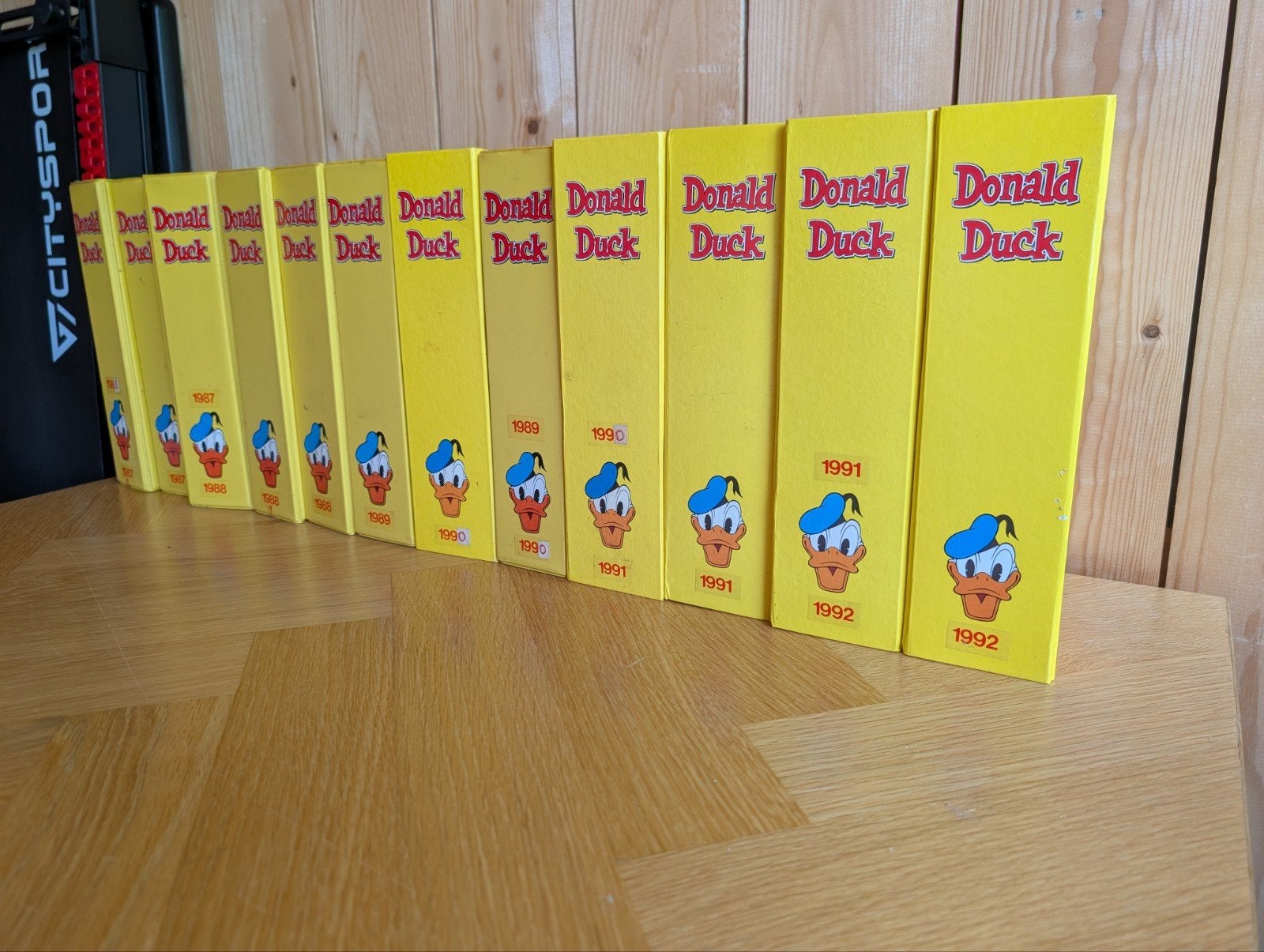 Grote verzameling Donald Duck jaarboeken (1986-1992), Ophalen of Verzenden