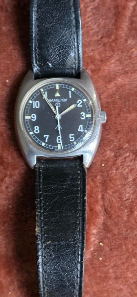 Hamilton militair horloge, Ophalen of Verzenden, Landmacht, Nederland, Overige typen