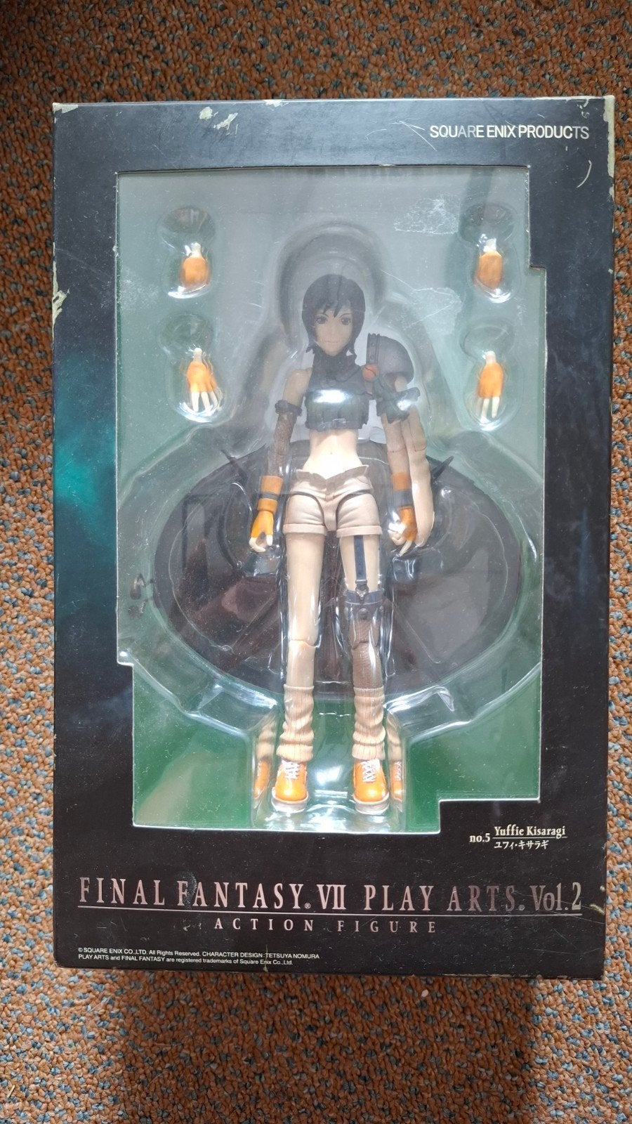 Final Fantasy VII Play Arts Vol.2 Yuffie Kisaragi Figuur, Ophalen of Verzenden, Zo goed als nieuw