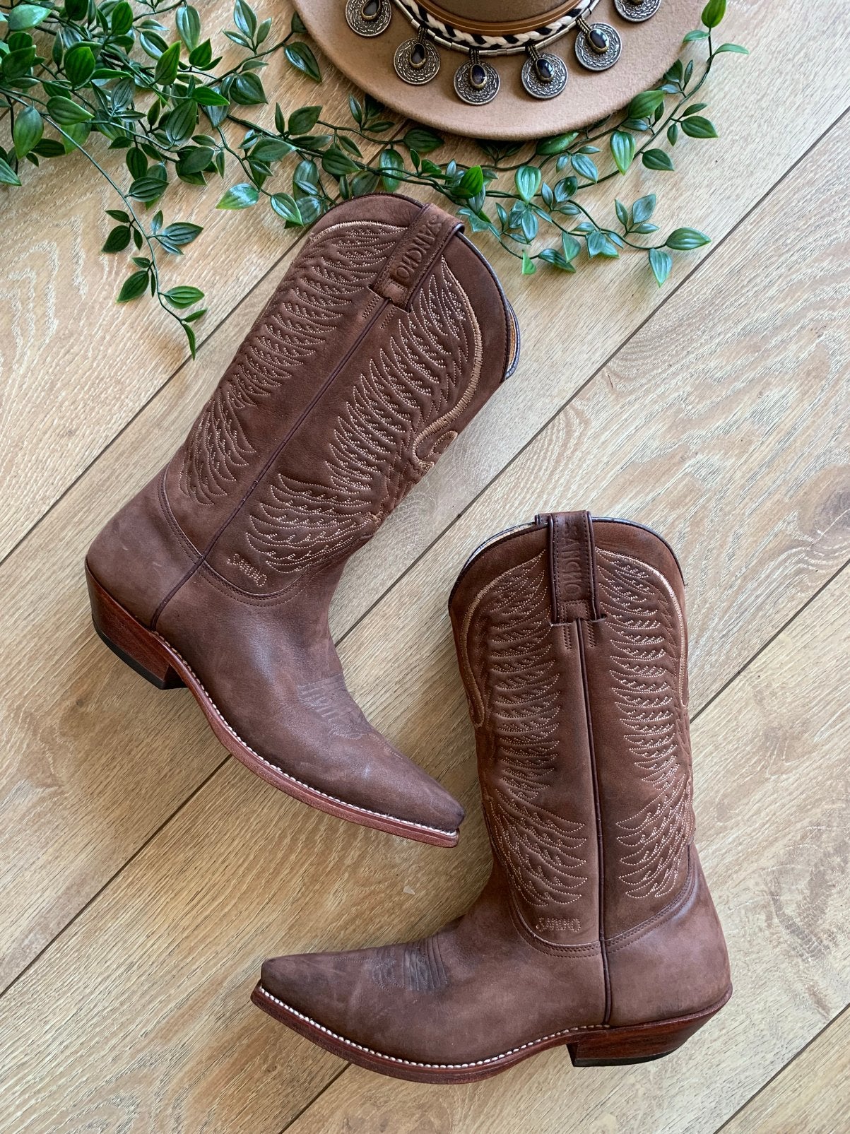 Sancho cowboylaarzen 43 western boots bohemian laarzen, -, Boots, Ophalen of Verzenden, Zo goed als nieuw