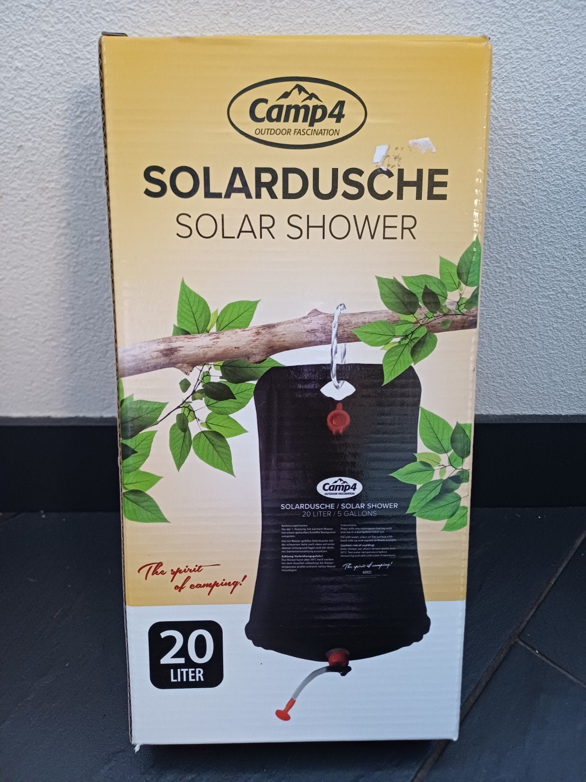 Solar shower 20 liter, Verzenden, Nieuw