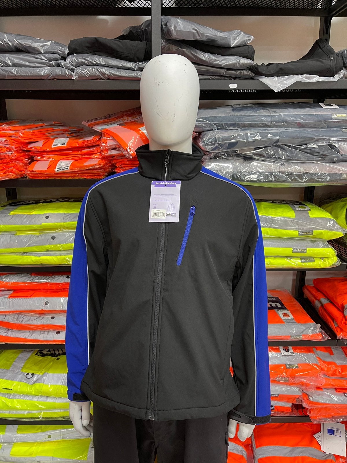 Pka softshell werkjas S,M,XL €30.25 werkkleding, B, Zwart, Ophalen of Verzenden, A
