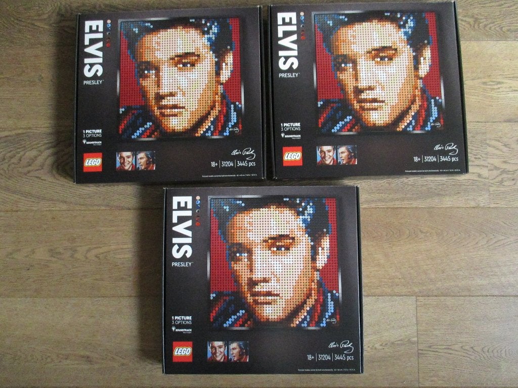 3x LEGO Art * ELVIS PRESLEY * 31204 * Nieuw, Ophalen, Lego, Nieuw, Compleet