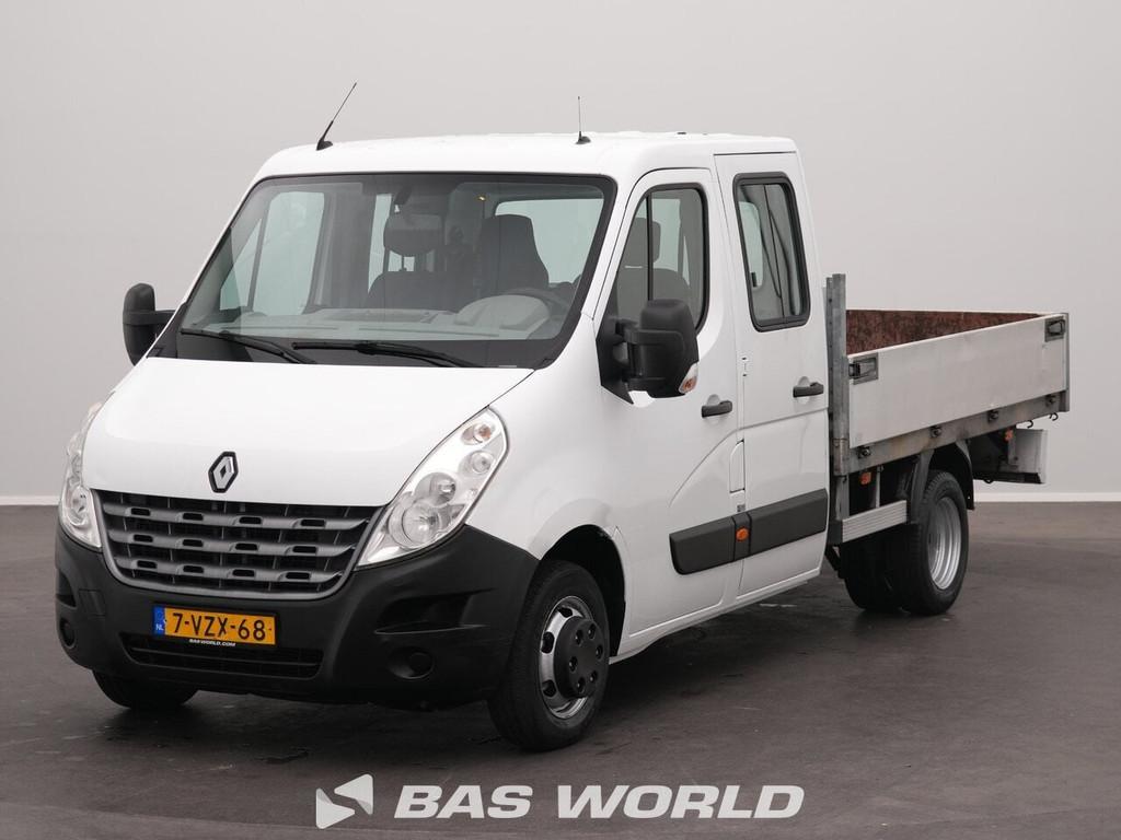 Renault Master Dubbel Cabine Open Box Dual air 3,5t Trekhaak, Auto's, 3160 kg, Gebruikt, 4 cilinders, Renault