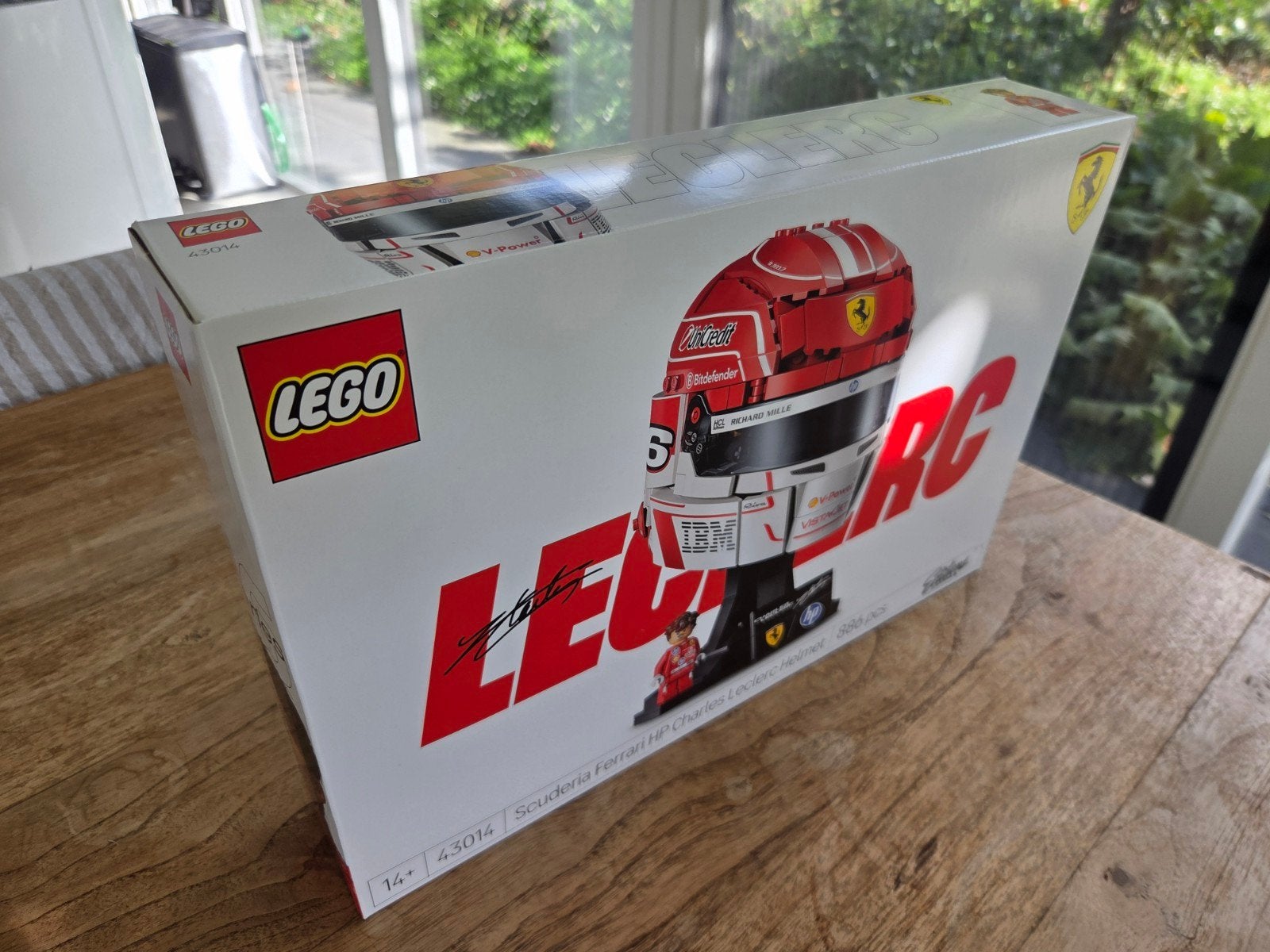 Lego Ferrari Formule 1 Helm - Charles Leclerc 43014 schade, Overige thema's, Lego, Nieuw, Ophalen of Verzenden