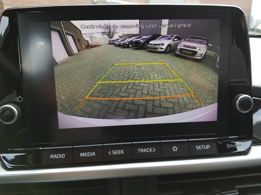 Kia Picanto 1.0 DPi Automaat DynamicLine Navigatie Apple Car, Auto's, Kia, 877 kg, Stof, Gebruikt, 4 stoelen