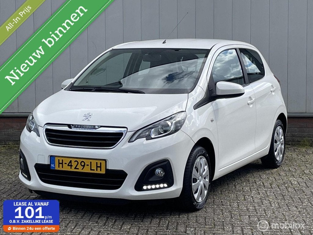 Peugeot 108 1.0 e-VTi Active | NL Auto | Incl BTW | Airco |, Auto's, Peugeot, Voorwielaandrijving, Gebruikt, Euro 6, 4 stoelen