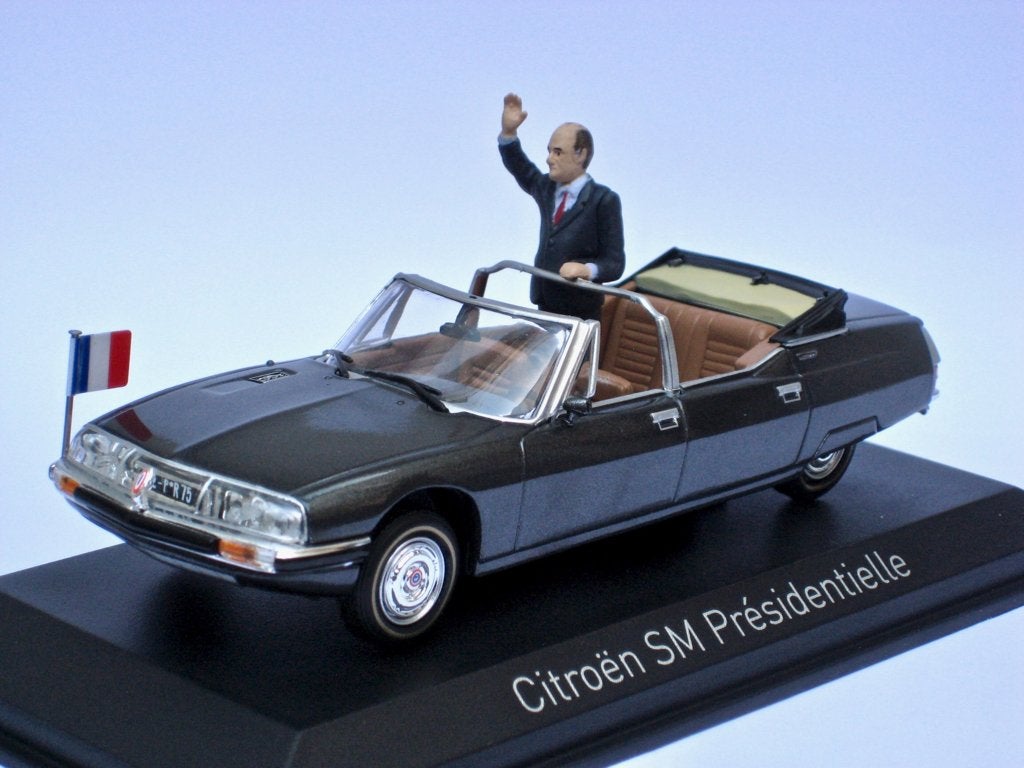 Citroen SM open Présidentielle F. Mitterand Norev 1:43, Ophalen of Verzenden, Nieuw, Auto, Norev