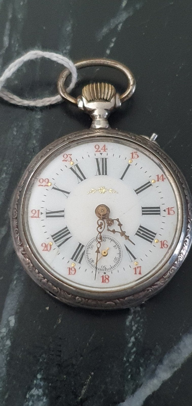 zakhorloge frans zilver, Ophalen of Verzenden