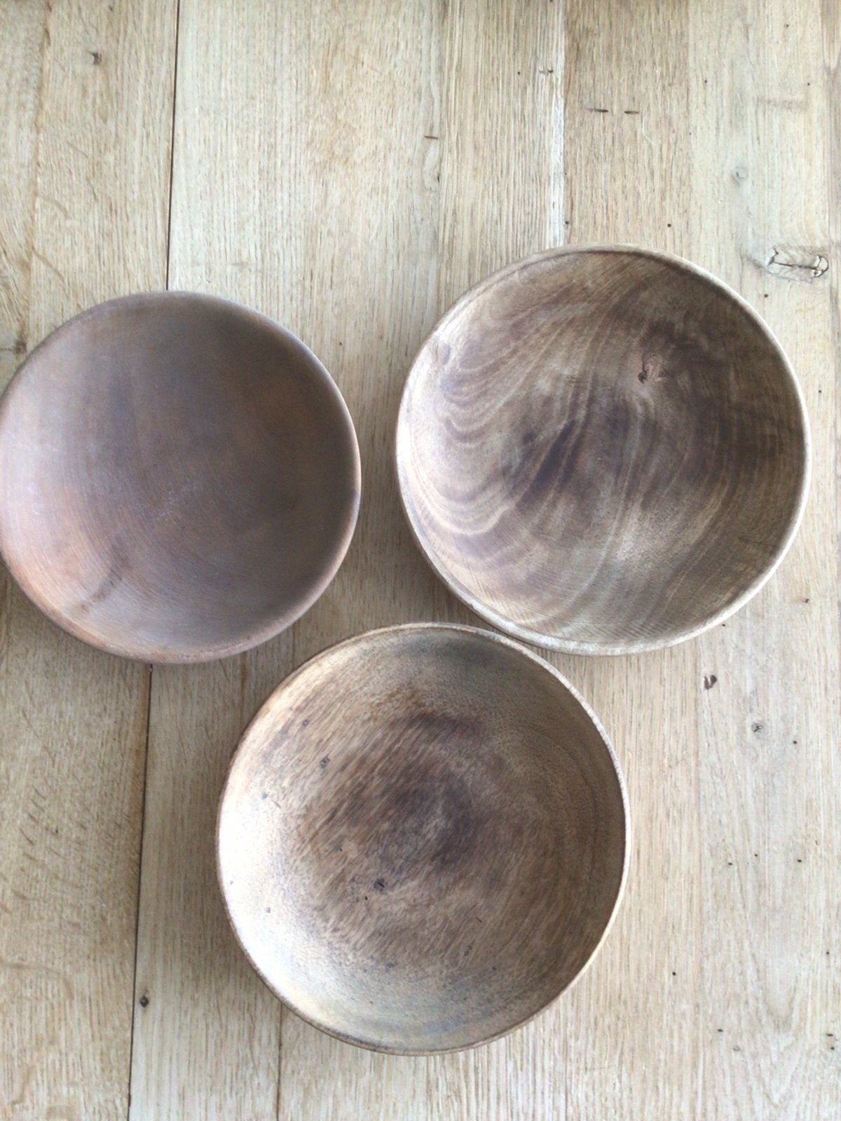 3 houten bordjes, Huis en Inrichting, Hout, Gebruikt, Ophalen of Verzenden, Landelijk