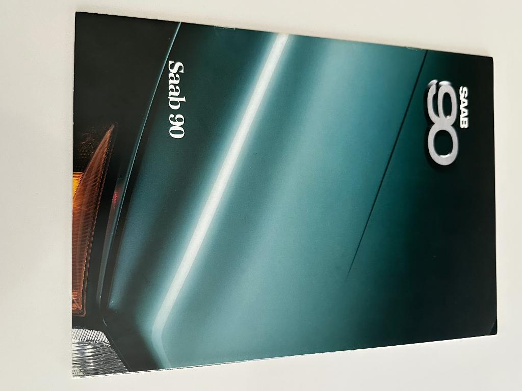 Folder Saab 90 HOLL 1986, Ophalen of Verzenden, Overige merken