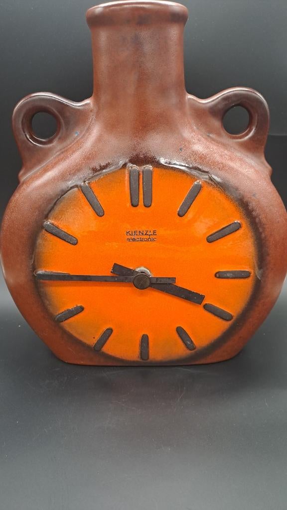 Vintage Kienzle Klok - West Duits Design Jaren 70, Antiek en Kunst, Antiek | Klokken, Ophalen of Verzenden