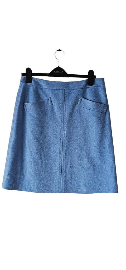 blauw wollen rok van strenesse maat 40 (1224), Blauw, Maat 42/44 (L), Ophalen of Verzenden, Zo goed als nieuw