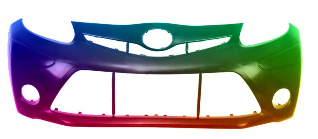 Voorbumper Voor Toyota Aygo (AB1) 2012-2014 gespoten in de k, Auto-onderdelen, Carrosserie en Plaatwerk, Verzenden, Toyota, Bumper