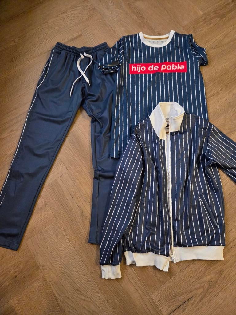 Pablo discobar kostuum mt.xs, Carnaval, Ophalen of Verzenden, Zo goed als nieuw, Kleding