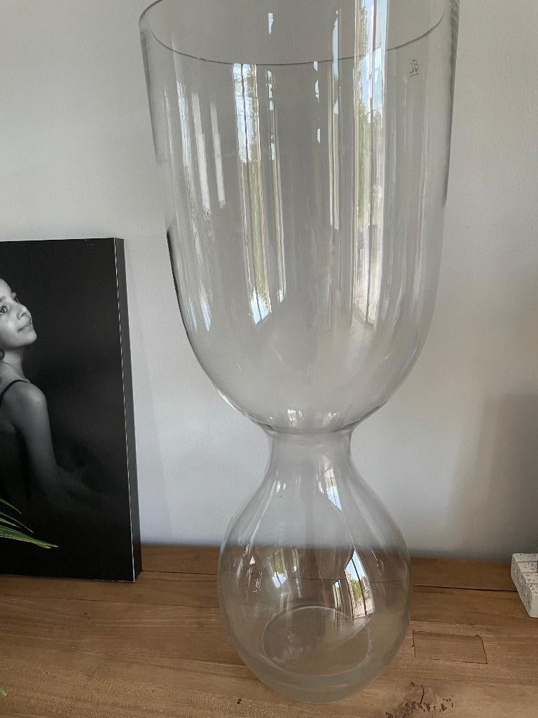 Glazen vaas, Ophalen, Overige kleuren, 50 tot 75 cm, Glas
