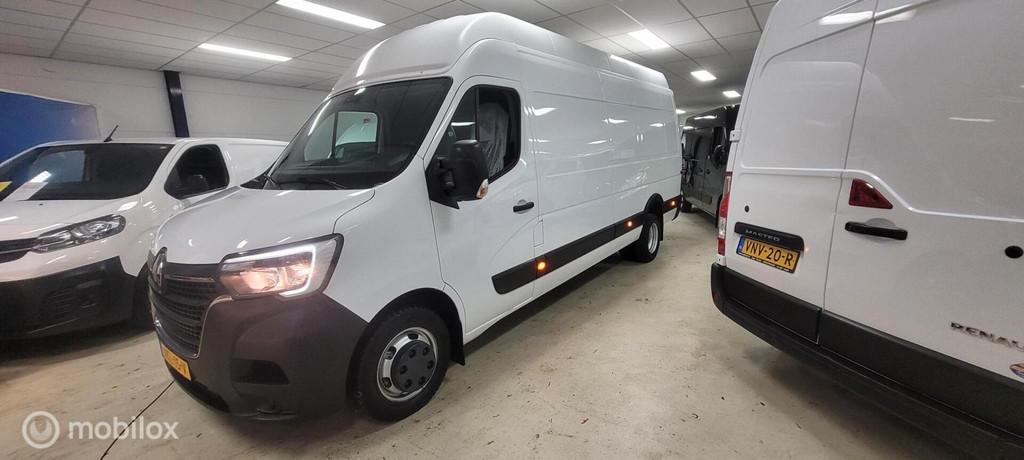 Renault Master T35 2.3 dCi L4H3 Dubbel Lucht Airco Navi, Auto's, Bestelauto's, 2438 kg, Gebruikt, Euro 6, Renault