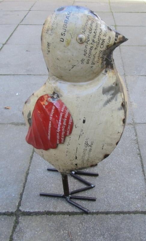 OPRUIMING - STREET ART - XL VOGEL VAN 32,50 NU 19,50, Tuin en Terras, Tuinstekers, Nieuw, Ophalen of Verzenden