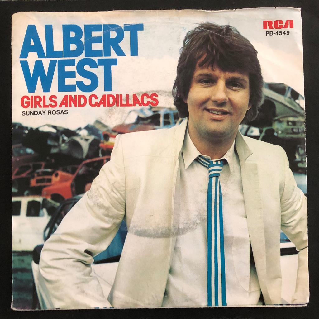 Albert West - Girls And Cadillacs Vinyl Single, Gebruikt, 7 inch, Single, Ophalen of Verzenden