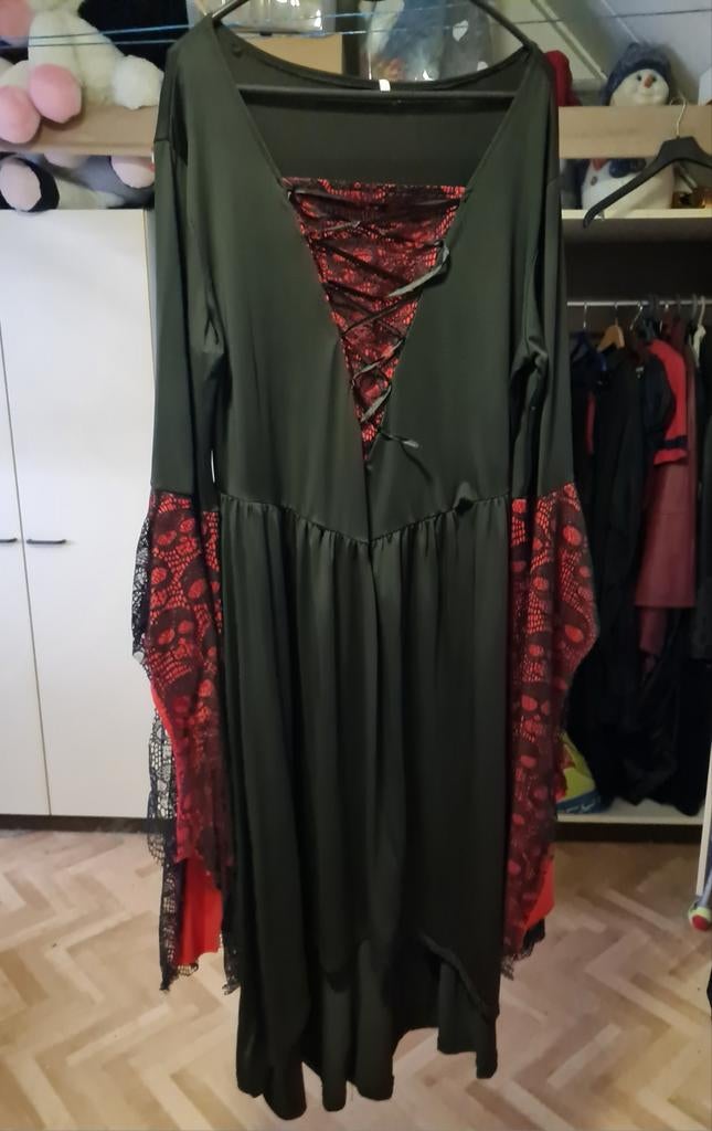 Gothic style jurk, Kleding | Dames, Jurken, Gedragen, Maat 46/48 (XL) of groter, Zwart, Ophalen of Verzenden