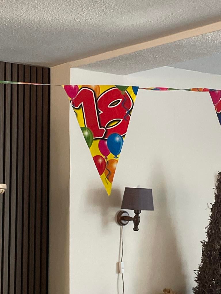 Feestelijke 18 jaar versiering, Ophalen of Verzenden, Nieuw, Versiering, Verjaardag