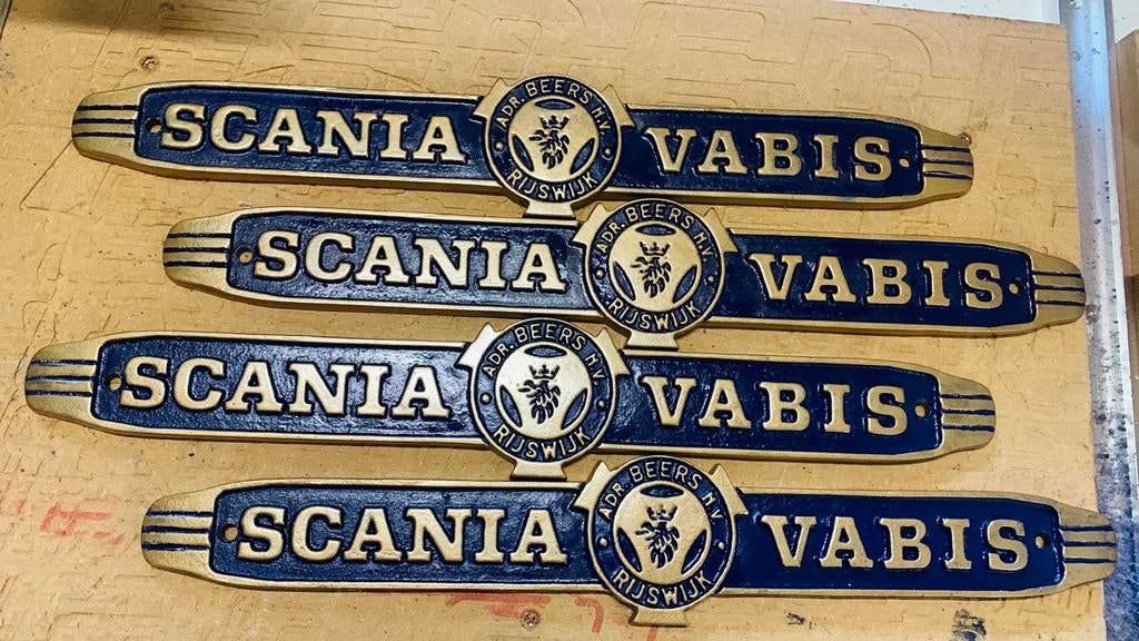 Aluminium oldskool logo’s, Auto-onderdelen, Vrachtwagen-onderdelen, Ophalen of Verzenden