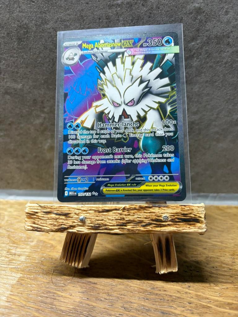 Pokemon mega obomasnow, Verzenden, Nieuw, Losse kaart, Foil