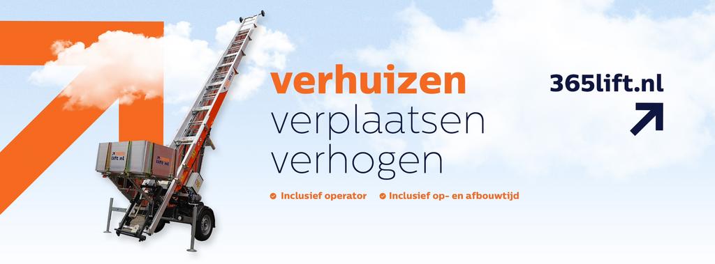 Foto 3 van Verhuislift ladderlift bouwlift met operator