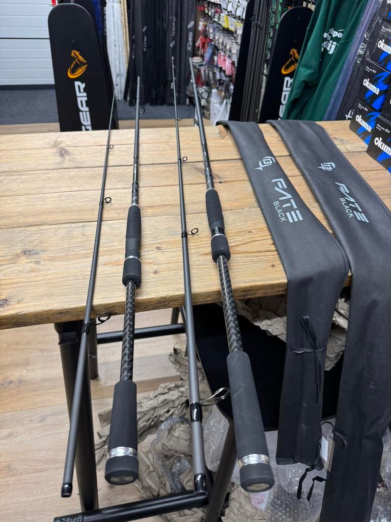 nieuwe 13 fishing fate black 2,4 10-30 hengels, Ophalen of Verzenden, Nieuw, Werphengel