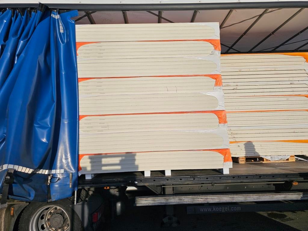 Mooie Partij b-keus pir isolatie 140mm 120x240 rechte kanten
