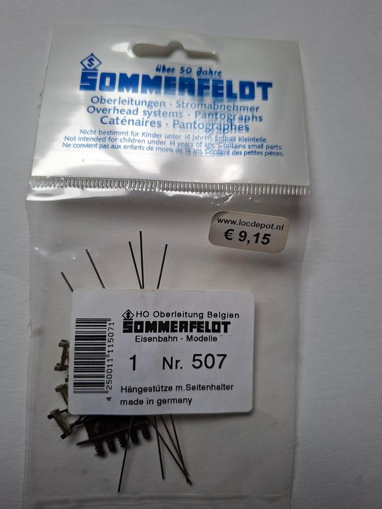 Sommerfeldt 507 Hängestütze België, Hobby en Vrije tijd, Modeltreinen | H0, Ophalen of Verzenden, Nieuw, Overige typen, Overige merken