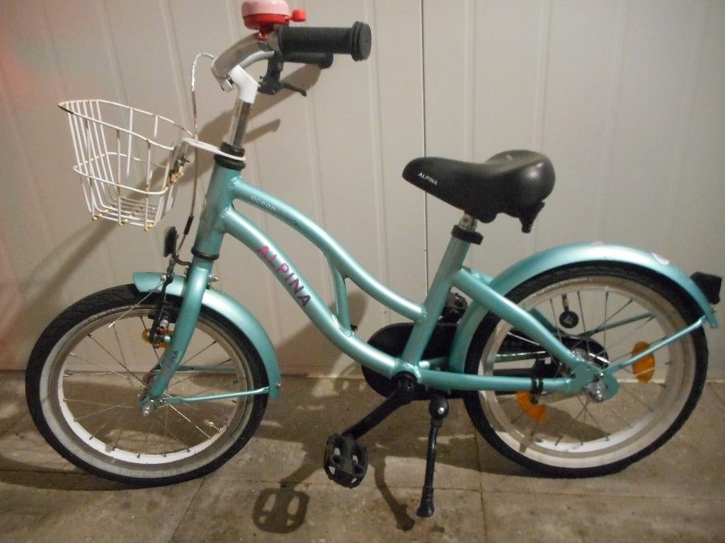 AlPina Ocean 16 inch i.z.g.s, Fietsen en Brommers, Fietsen | Meisjes, Ophalen, Alpina, 16 inch, Handrem