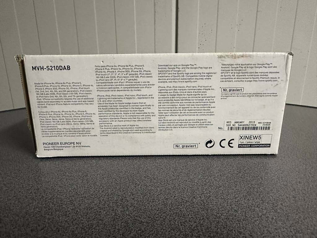 Pioneer DEH-S110UB auto radio met cd, Ophalen of Verzenden, Zo goed als nieuw