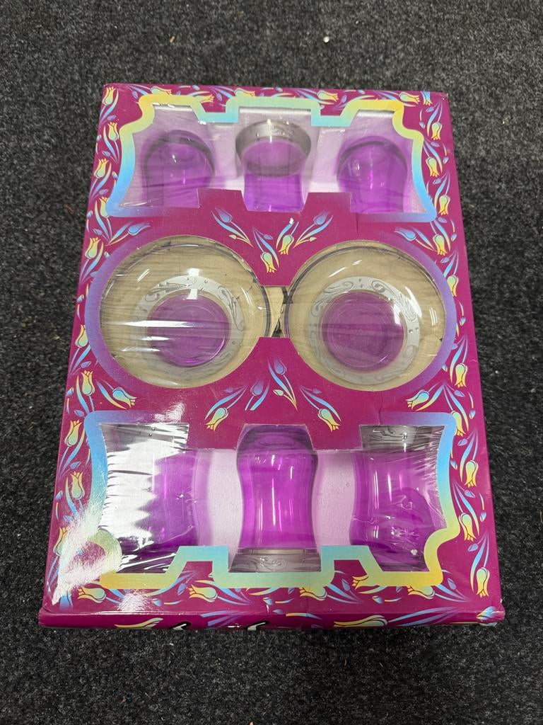 Turkse theeglazen set - Nieuw in doos, Huis en Inrichting, Keuken | Servies, Glas of Glazen, Nieuw, Ophalen of Verzenden, Glas