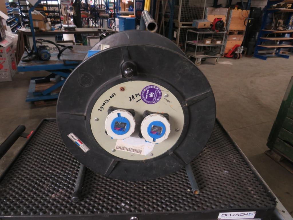 CEE kabelhaspel verlengkabel met euro stekker 25 meter 2,5mm, Ophalen of Verzenden, Gebruikt, Overige typen