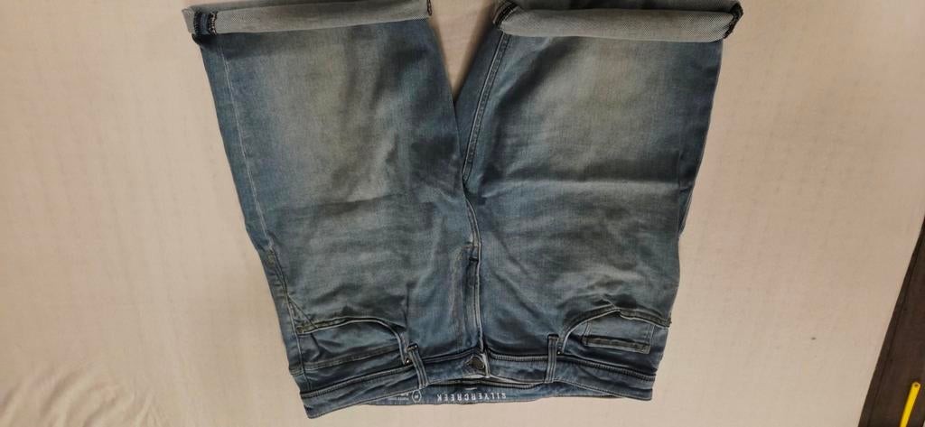 Silvercreek Heren Jeans Short Maat 36, Blauw, Overige maten, Ophalen of Verzenden, Zo goed als nieuw