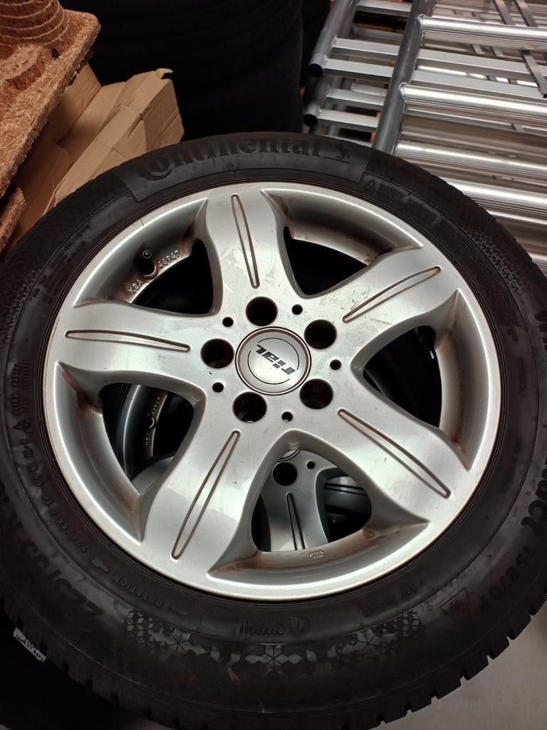 Winterset Rial 225/55 R16 - Nette Staat!, Auto-onderdelen, Banden en Velgen, Ophalen, Gebruikt, 16 inch, Banden en Velgen