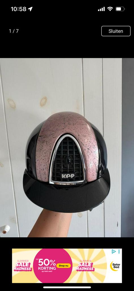 Kepp italia, Ophalen of Verzenden, Zo goed als nieuw, Dressuur, Cap