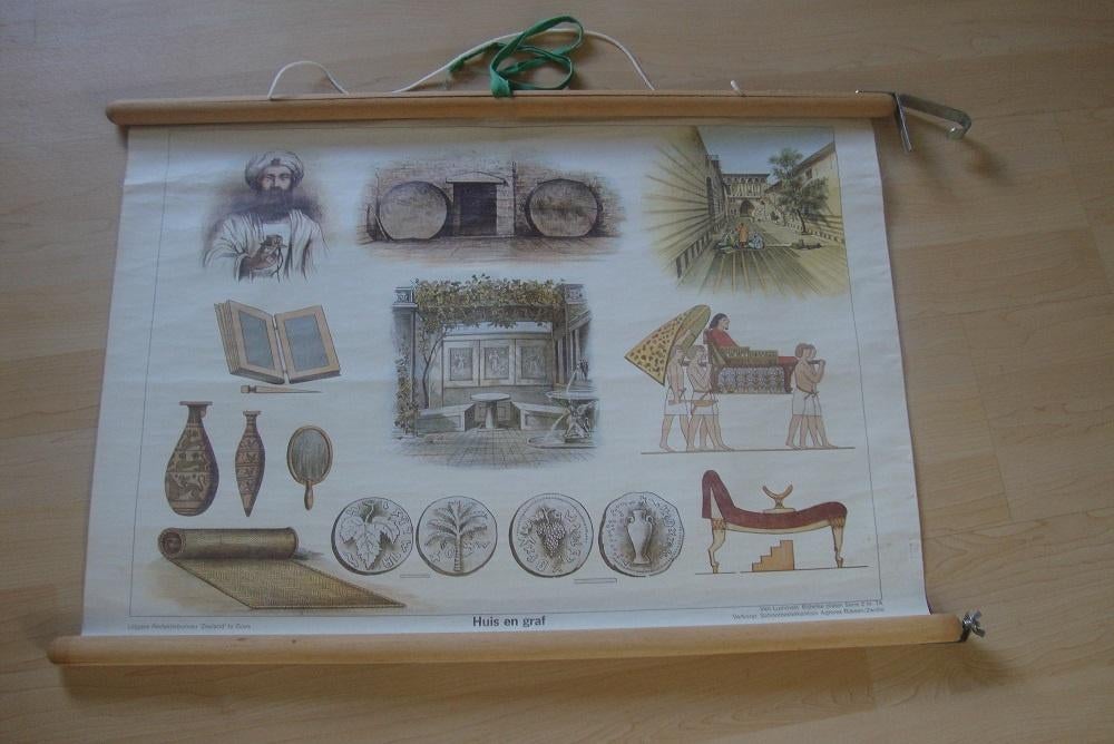 SCHOOLPLAAT HUIS EN GRAF, Ophalen of Verzenden, Overige thema's