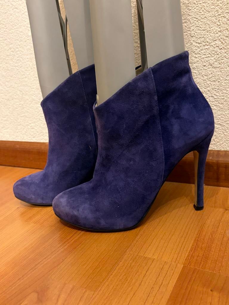 Supertrash Suède Enkellaarsjes Kobaltblauw Maat 39, Kleding | Dames, Schoenen, Blauw, Lage of Enkellaarzen, Ophalen of Verzenden